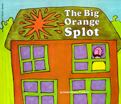 big orange splot