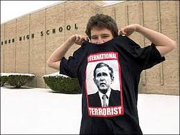 anti bush shirts