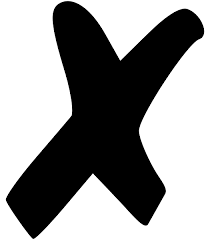 black x