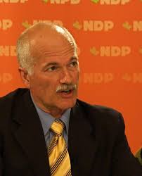 NDP leader Jack Layton speaks