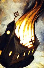 burning church