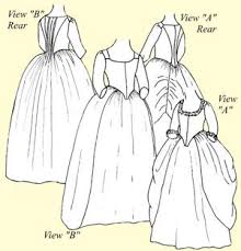 18th century dress patterns