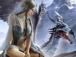dragon and princess