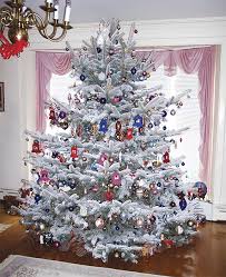 white christmas tree