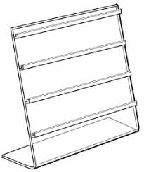 acrylic earring holder