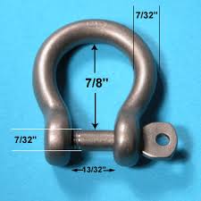 bow shackles