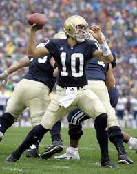 Notre Dame has white numbers