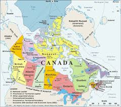 picture map of canada