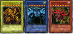 3 egyptian god cards