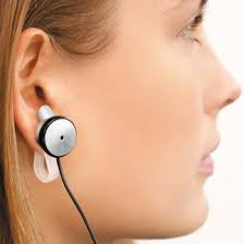 earphones in ear