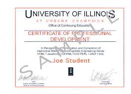sample certificates
