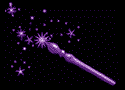 animated magic wand