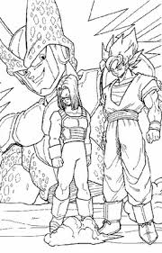 dibujos para pintar de dragon ball z