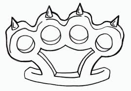 brass knuckles with spikes