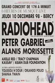radiohead tour poster