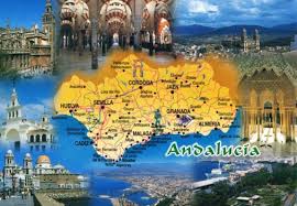 carte andalousie espagne