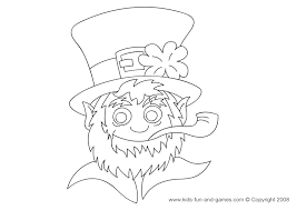leprechaun coloring sheets
