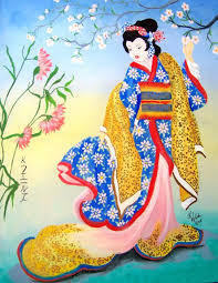 japanese geisha paintings