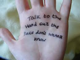 talk to hand