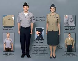 new navy khaki uniform