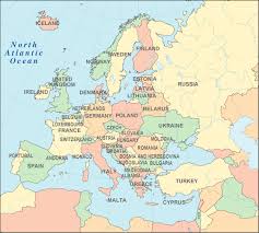 europe map countries