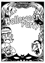 halloween printable frames