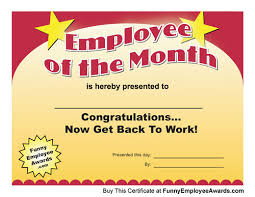 employee of month