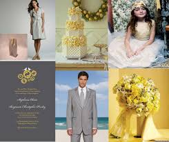 yellow and gray dress