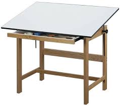 oak drafting tables