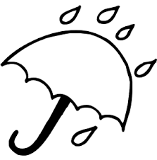 black and white umbrella