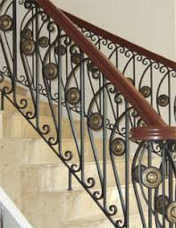 wrought iron staircase