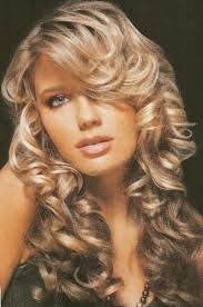 curly long hair