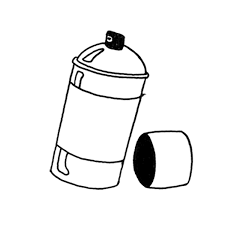 graffiti spray
