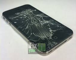 shattered iphone 4