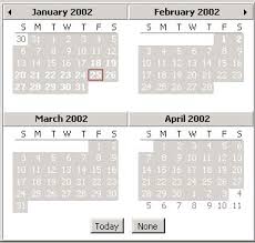 4 month calendars