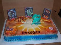bakugan cake decorations
