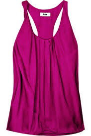 satin tank top