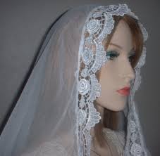 bridal mantilla