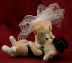 animal wedding cake toppers