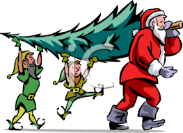 santa claus and his elves