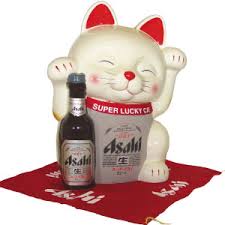 asahi lucky cat