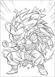 dibujos para pintar de dragon ball z