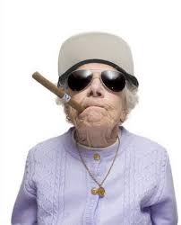 old lady sunglasses