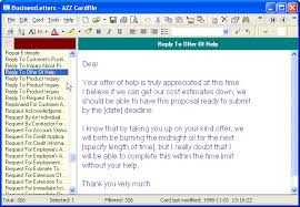 example of business letter