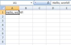 excel 2007 workbook