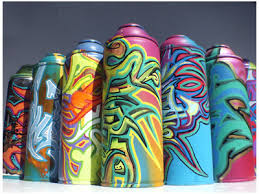 spray paint walls