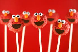 Elmo Cake Pops