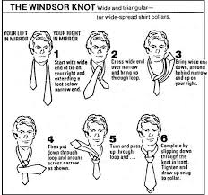 windsor knot tie