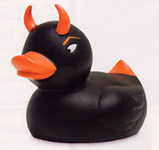 devil rubber duck