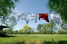 drying clothes
